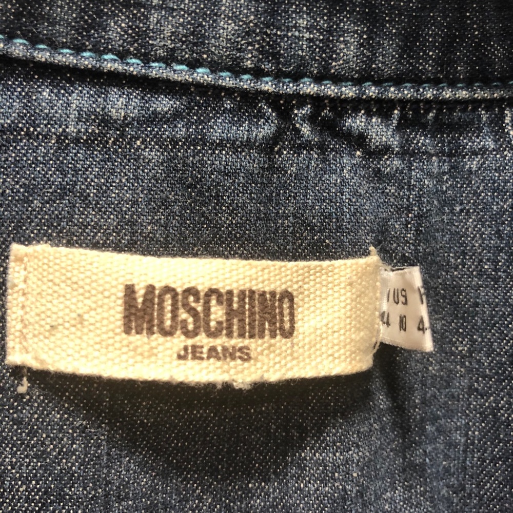 RARE VINTAGE MOSCHINO JEANS WESTERN DENIM DRESS
